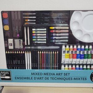 100pc. Mixed Media Art Set by Artist's Loft - Art Set for Drawing Painting (New)